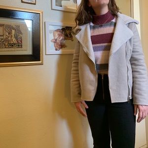 Shearling Motorcycle jacket